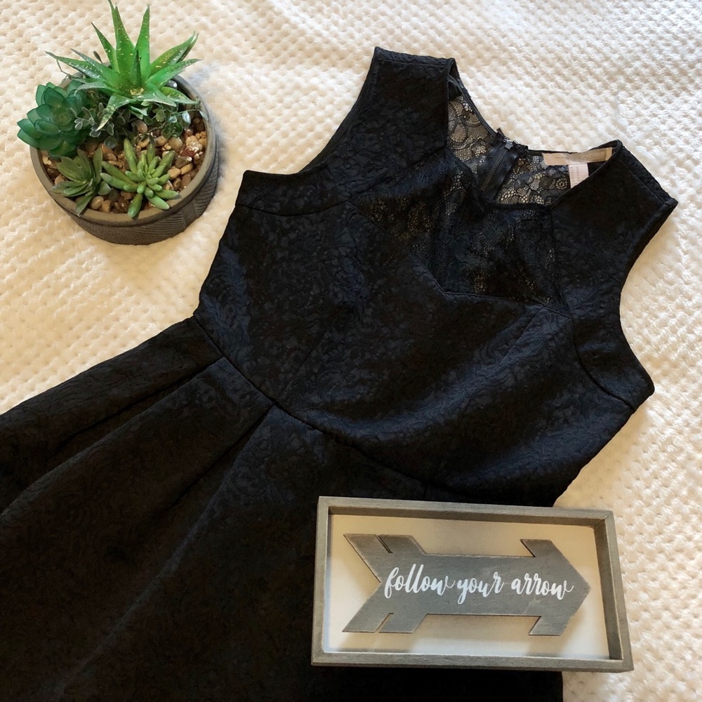 NWOT Little Black Dress with Lace